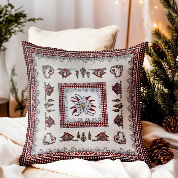 Gobelínový povlak na polštář Chenille IT023 Barva Vícebarevná Rozměry 42x42 cm