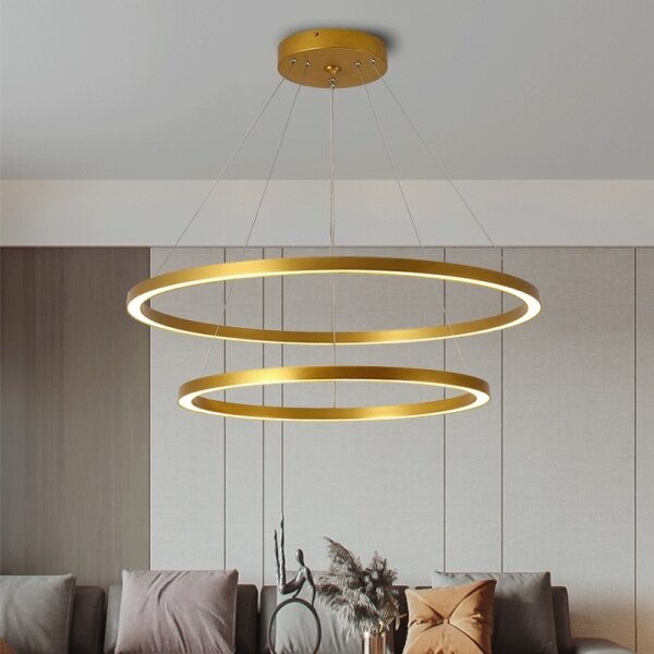 Immax NEO 07159-G80-60 - LED Stmívatelný lustr FINO LED/93W/230V Tuya zlatá + DO
