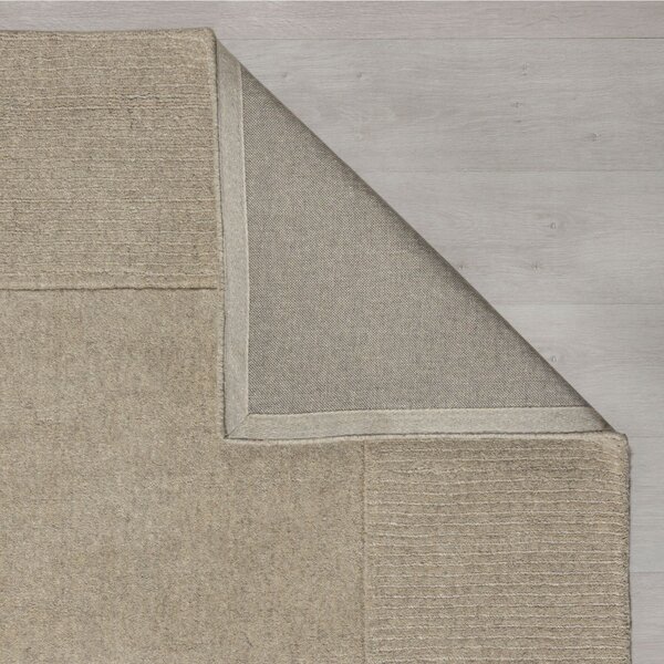 Kusový ručně tkaný koberec Tuscany Textured Wool Border Natural 120x170 cm