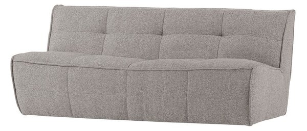 Světle šedá pohovka z textilie bouclé 204 cm Cluster – vtwonen