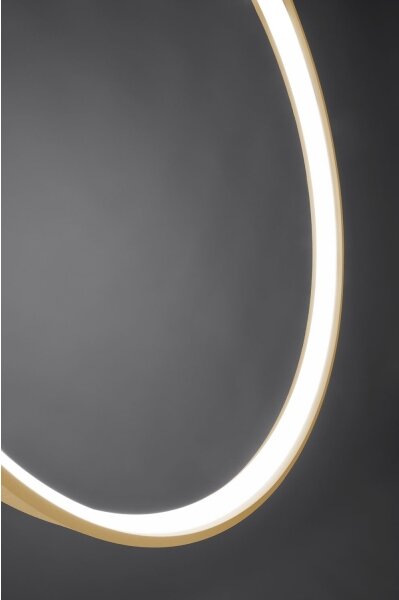 Thoro TH.221 - LED Lustr na lanku RIO LED/30W/230V CRI95 4000K pr. 55 cm zlatá