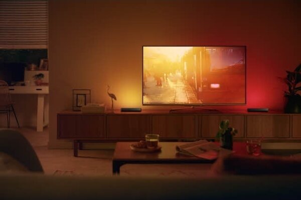 Philips -Rozšiřovací LED RGB Stmívatelná stolní lampa Hue PLAY LED/6W/230V černá