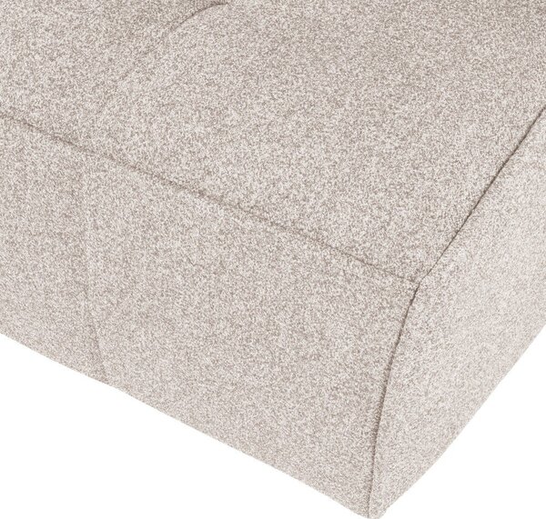 Béžová pohovka z textilie bouclé 204 cm Cluster – vtwonen