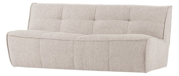 Béžová pohovka z textilie bouclé 204 cm Cluster – vtwonen