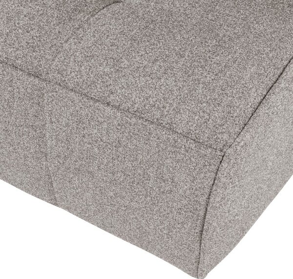Světle šedá pohovka z textilie bouclé 204 cm Cluster – vtwonen