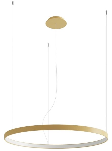 Thoro TH.174 - LED Lustr na lanku RIO LED/50W/230V CRI90 3000K pr. 78 cm zlatá