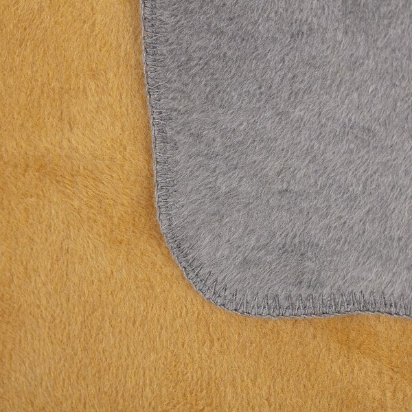 Deka Cotton Cloud 150x200cm Mustard&Grey