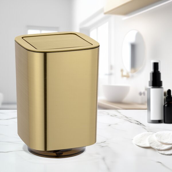 Wenko Auron odpadkový koš 5.5 l zlatá 24163100
