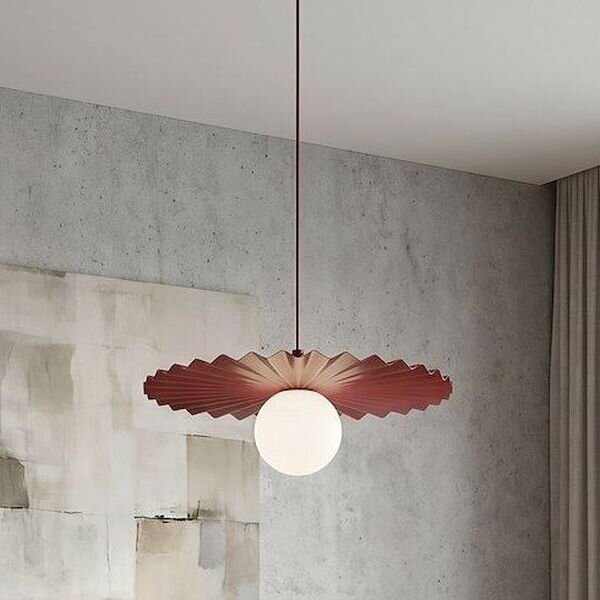 Emibig Umbra závěsné svítidlo 1x8 W vínová 1729/1