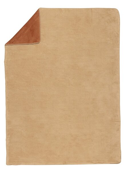 Deka Cotton Cloud 150x200cm Cognac&Beige