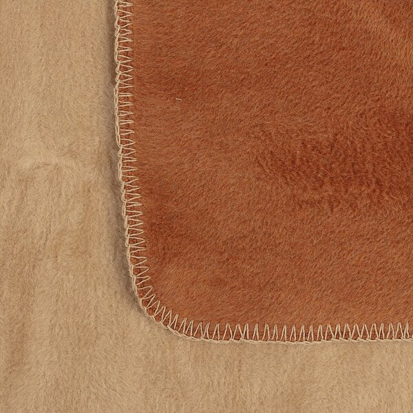 Deka Cotton Cloud 150x200cm Cognac&Beige