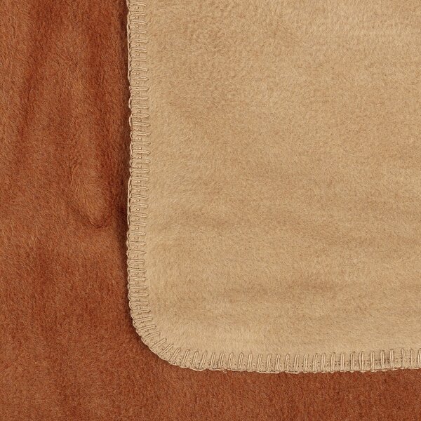 Deka Cotton Cloud 150x200cm Cognac&Beige