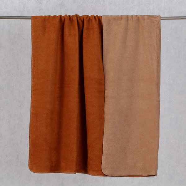 Deka Cotton Cloud 150x200cm Cognac&Beige