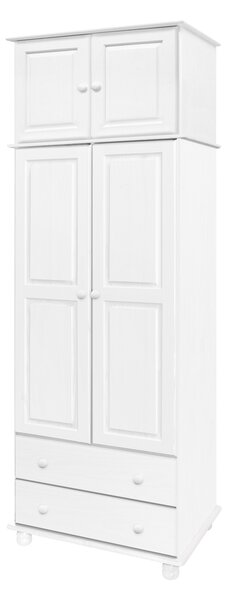 Skříň 2dveřová 8850B bílý lak