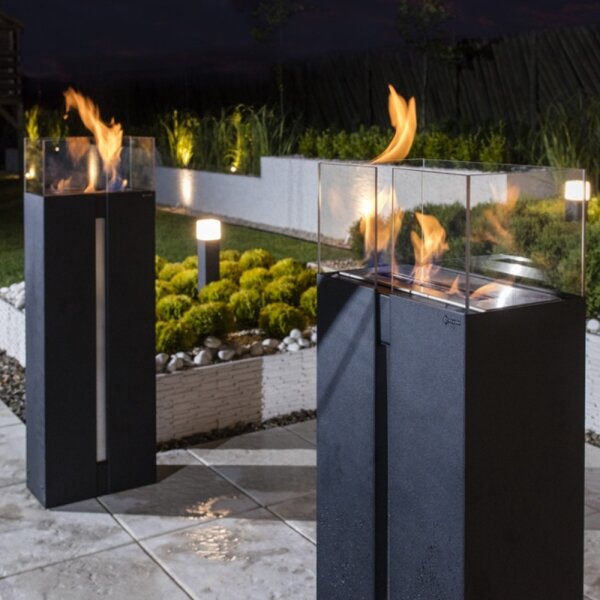 Kratki ROMEO/CZARNY/TUV - BIO krb ROMEO 113,6x35,9 cm 2kW černá