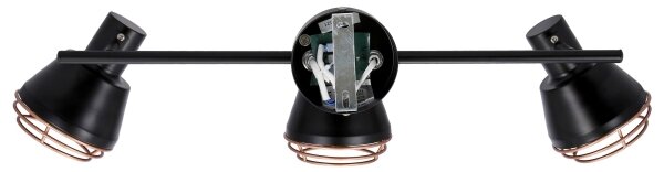 Bodové svítidlo NERIA 3xE14/40W/230V černá/měděná