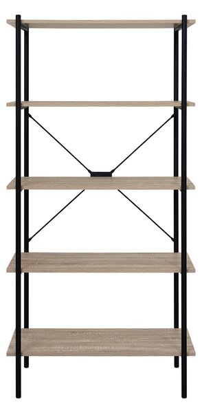 Knihovna 5 polic LOFT dub