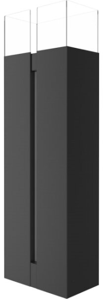 Kratki ROMEO/CZARNY/TUV - BIO krb ROMEO 113,6x35,9 cm 2kW černá