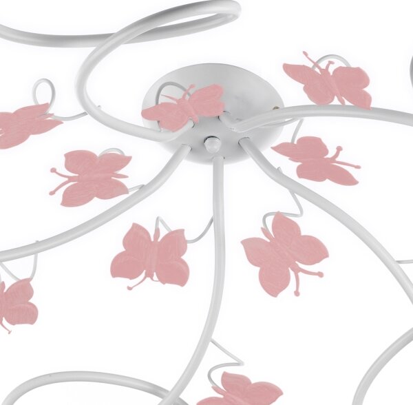 ONLI - Dětský přisazený lustr BUTTERFLY 5xE14/6W/230V