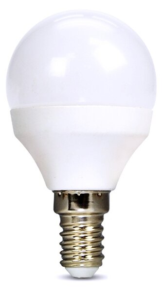 SOLIGHT LED žárovka miniglobe matná G45 6W, E14, 4000K, 510lm