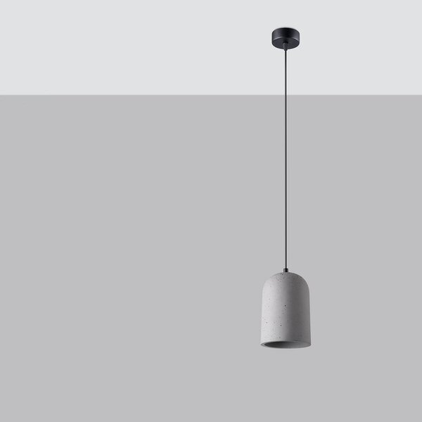 Závěsné svítidlo Nimis, 1x betonové stínítko
