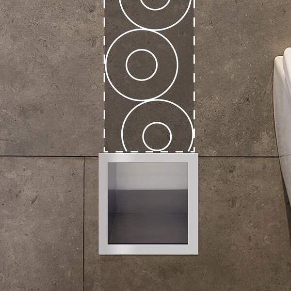 Balneo Wall-Box One Inox koš na toaletní papír/zásobník toaletního papíru || PB-IN3