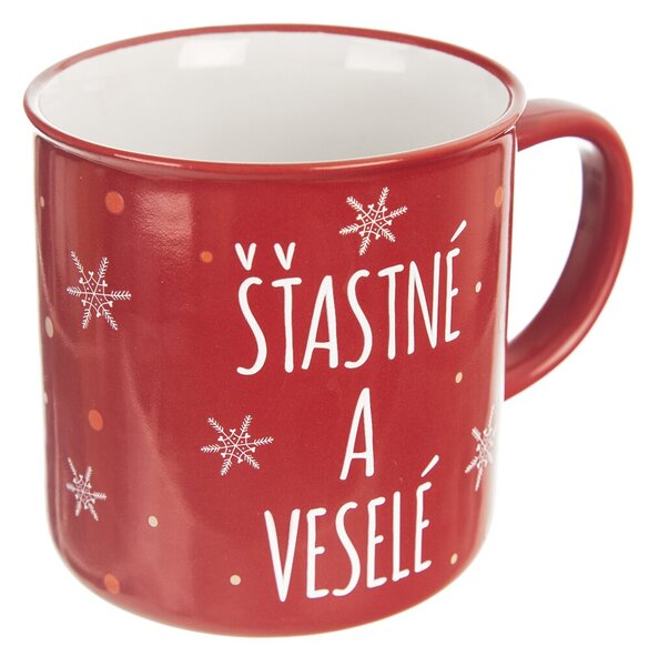 Hrnek VLOČKA Šťastné a veselé 0,51 l