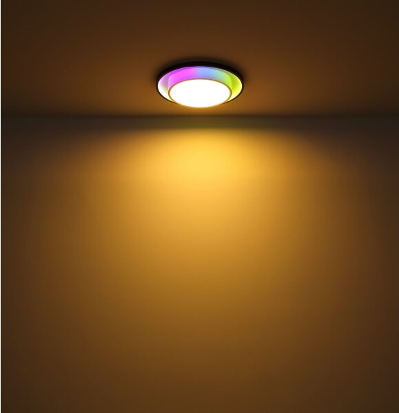 Globo 41390-21 - LED RGBW Stmívatelné stropní svítidlo MORGAN LED/21W/230V + DO