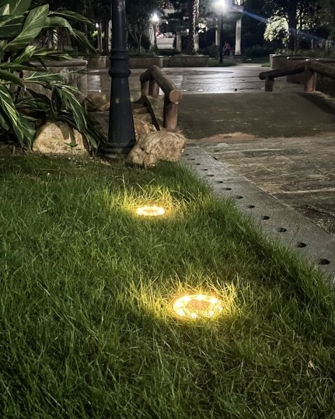 Immax 08496L-SADA 4xLED Venkovní solární osvětlení se senzorem 0,048W/2V IP68
