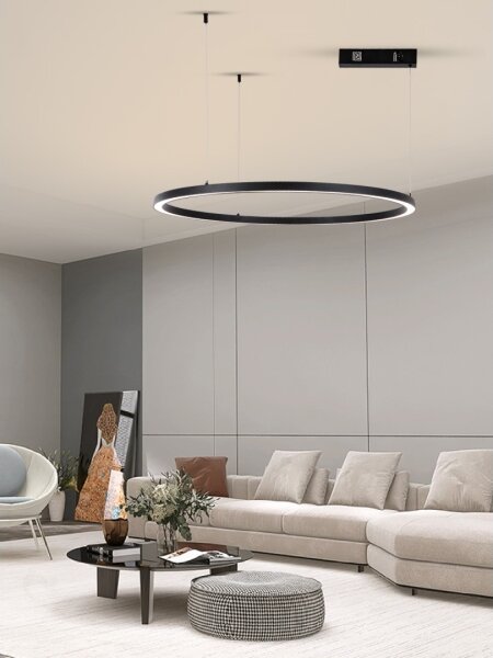 Immax NEO 07215L-LED Stmívatelný lustr na lanku FINO 60W/230V 80cm černá Tuya+DO