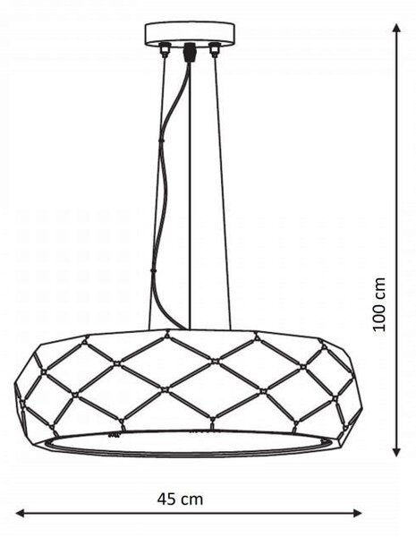 ZÁVĚSNÉ SVÍTIDLO, 45/120 cm - Online Only svítidla, Online Only