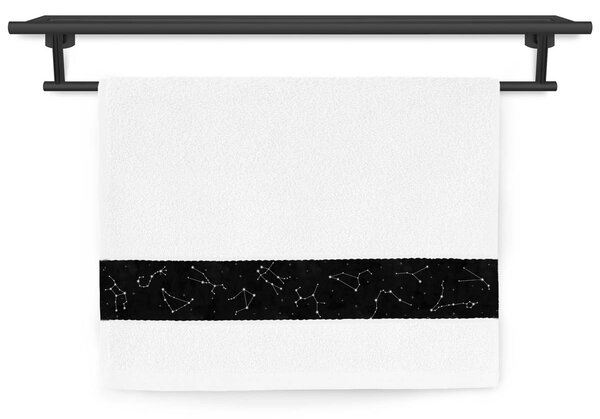 Ručník Veba RUJANA tisk Kouzlo noční oblohy bílá Velikost: 30x50 cm