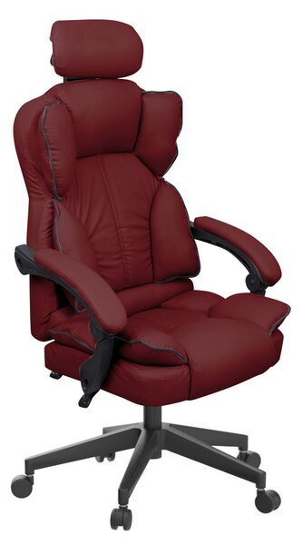 Ředitelská otočná židle LUX, ve více typech, burgundská