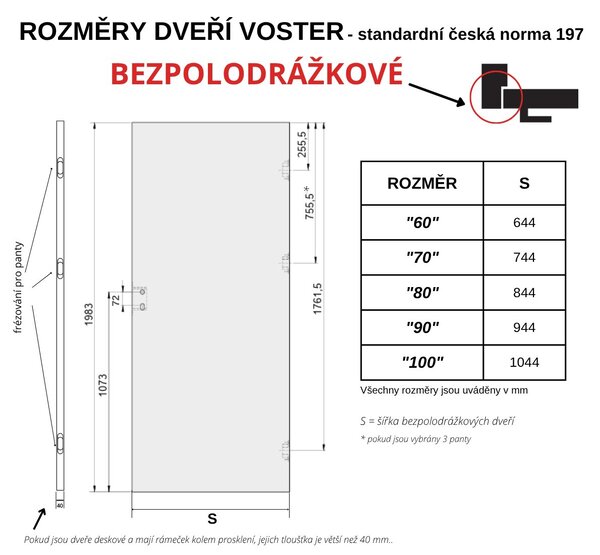 Interiérové dveře VOSTER ARTE 10