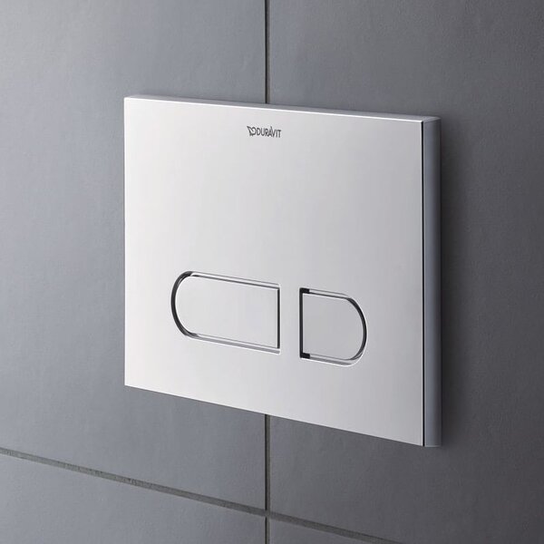 Duravit DuraSystem splachovací tlačítko pro WC lesklý chrom WD5001021000