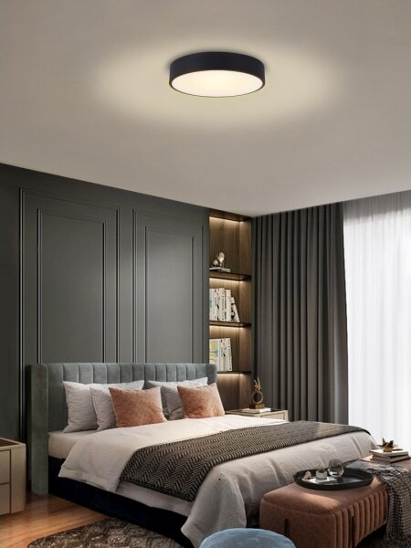 Immax NEO 07201L-LED Stmívatelné stropní svítidlo RONDATE 28W/230V černá Tuya+DO