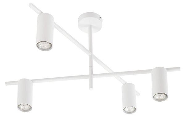 Stropní Lampa Lindby, Marilou, stmívatelné, Bílá, Obývací pokoj, Kov, Moderní