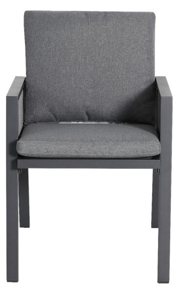 KŘESLO NA TERASU, kov, plast, textil Amatio - Zahradní křesla