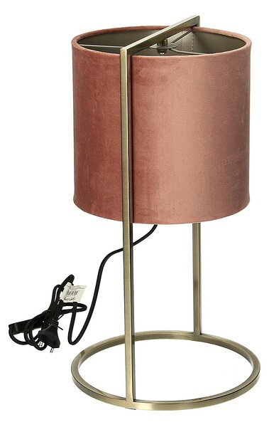 Stolní dekorační lampa Santos Pink&Gold výška 45cm