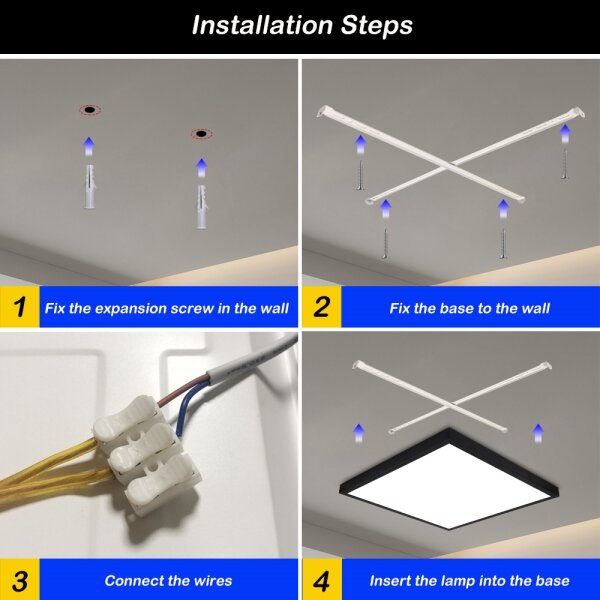 Brilagi-LED Stmívatelné koupelnové svítidlo FRAME SMART LED/50W/230V IP44 čer+DO