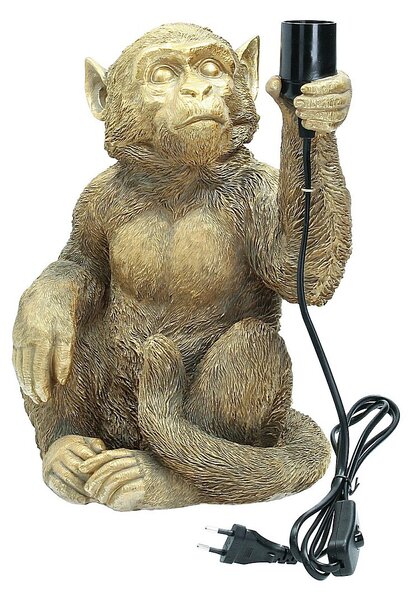 Stolní lampa Gold Monkey výška 36cm