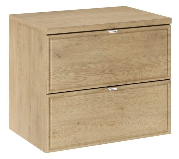 Comad Závěsná skříňka pod umyvadlo Terra s deskou 60 cm dub cremona