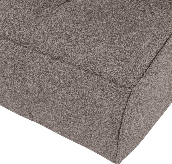 Hnědá pohovka z textilie bouclé 204 cm Cluster – vtwonen