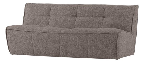 Hnědá pohovka z textilie bouclé 204 cm Cluster – vtwonen