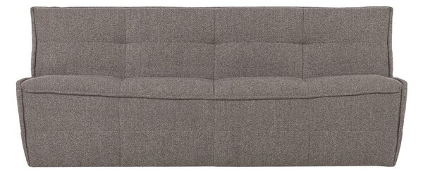Hnědá pohovka z textilie bouclé 204 cm Cluster – vtwonen