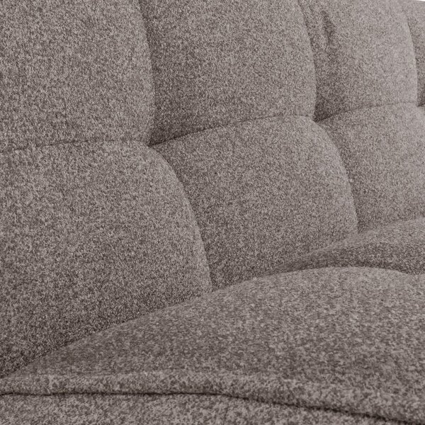 Hnědá pohovka z textilie bouclé 204 cm Cluster – vtwonen