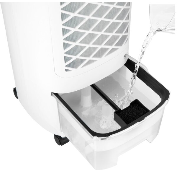 Sencor - Mobilní ochlazovač vzduchu s LED displejem 3v1 45W/230V bílá + DO