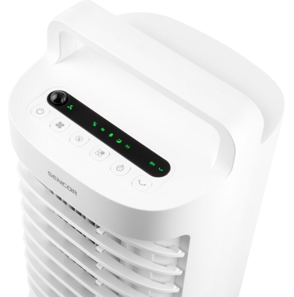 Sencor - Mobilní ochlazovač vzduchu s LED displejem 3v1 45W/230V bílá + DO
