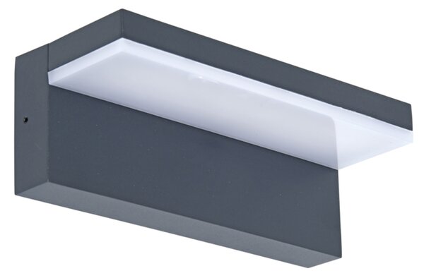 Ecolite SMD venkovní svítidlo 9W 700lm 4000K IP44 antracit Z1387A-CR