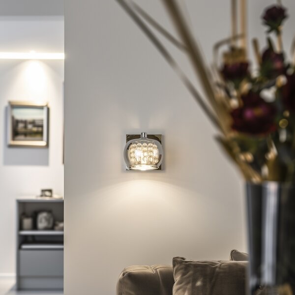 Brilagi - LED Křišťálové nástěnné svítidlo JEWEL 1xG9/42W/230V
